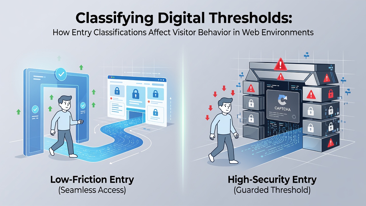 Classifying Digital Thresholds: How Entry Classifications Affect Visitor Behavior in Web Environments